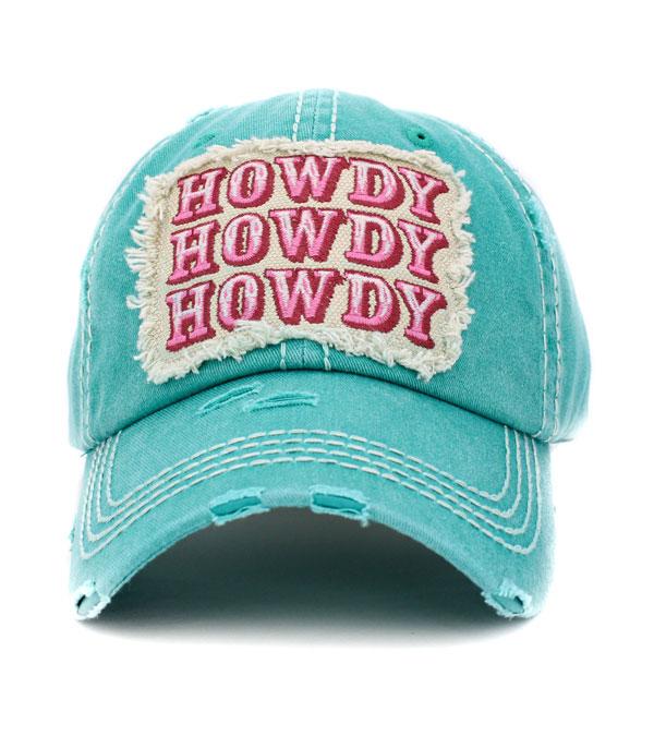 HATS I HAIR ACC :: BALLCAP :: Wholesale Western HOWDY Vintage Ballcap