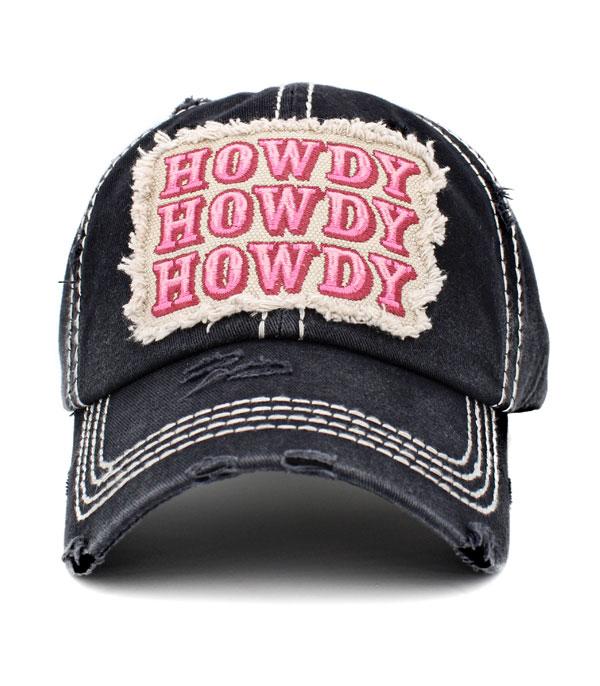HATS I HAIR ACC :: BALLCAP I VISOR :: Wholesale Western HOWDY Vintage Ballcap
