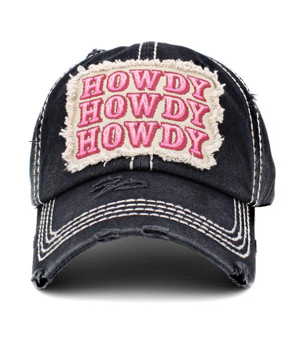 HATS I HAIR ACC :: BALLCAP :: Wholesale Western HOWDY Vintage Ballcap