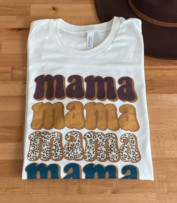 GRAPHIC TEES :: GRAPHIC TEES :: Wholesale Mama Leopard Graphic Tshirt