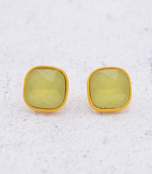 <font color=black>SALE ITEMS</font> :: JEWELRY :: Earrings :: Wholesale Glass Stone Post Earrings