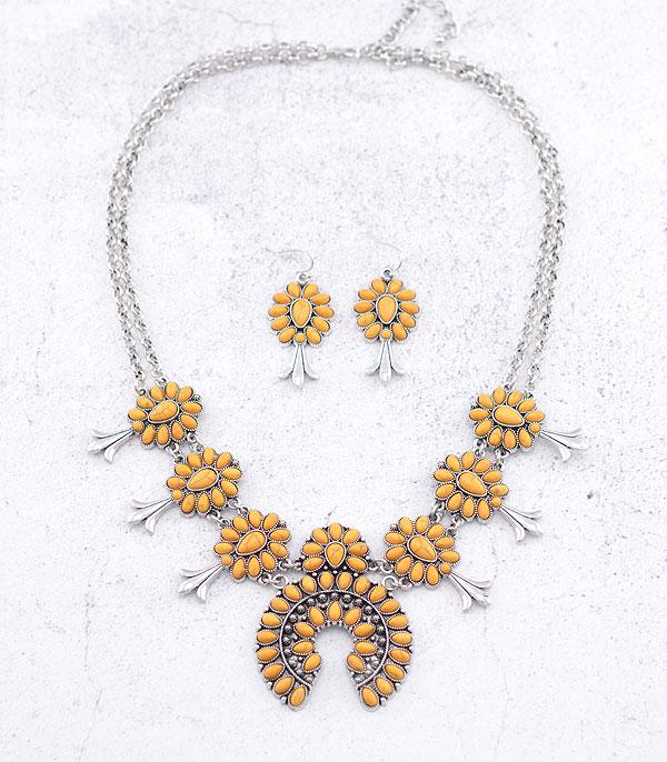 NECKLACES :: WESTERN SQUASH BLOSSOM NECKLACES :: Wholesale Tipi Western Squash Blossom Necklace