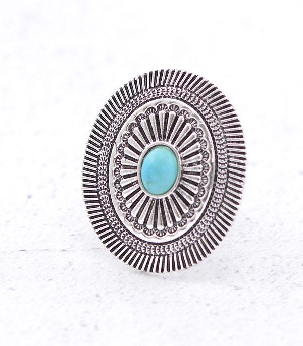 RINGS :: Wholesale Tipi Western Concho Cuff Ring