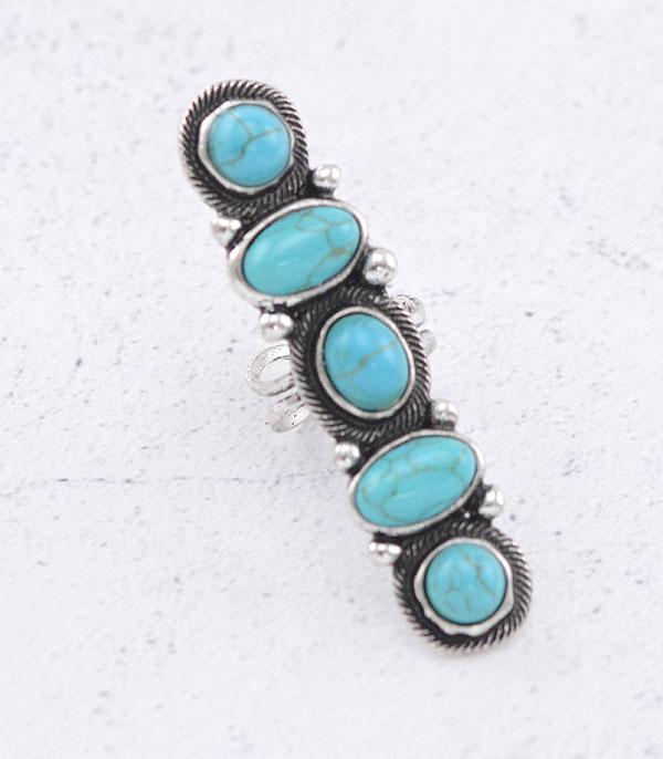 RINGS :: Wholesale Tipi Western Turquoise Ring