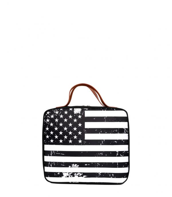 MONTANAWEST BAGS :: MENS WALLETS I SMALL ACCESSORIES :: Wholesale USA Flag Travel Organizer Bag