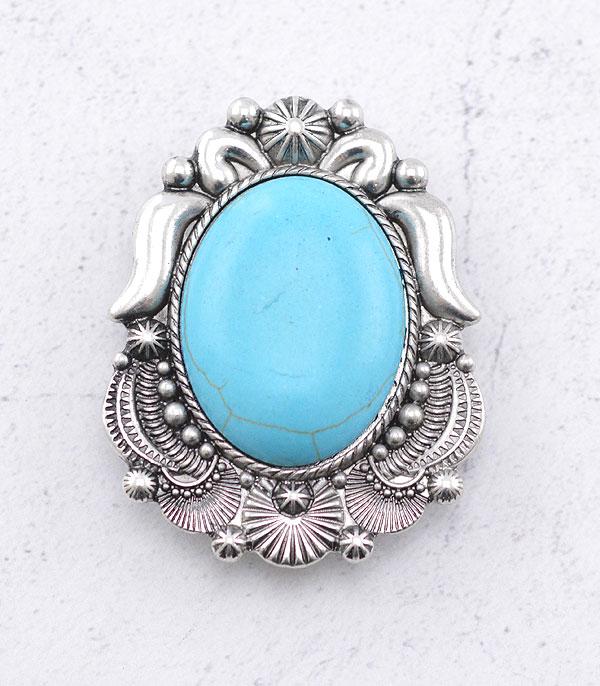 PHONE ACCESSORIES :: Wholesale Turquoise Semi Stone Phone Grip