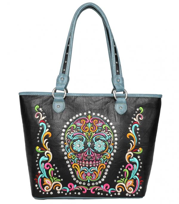 New Arrival :: Wholesale Montana West Sugar Skull Tote