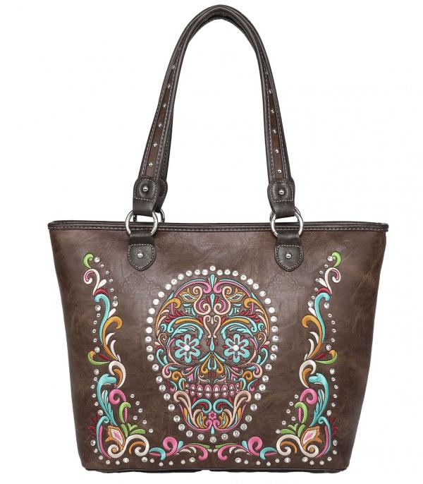 New Arrival :: Wholesale Montana West Sugar Skull Tote