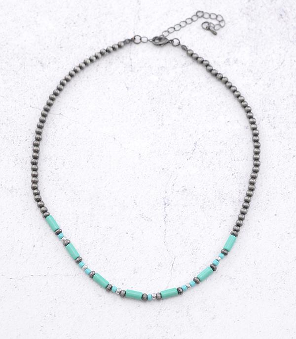 New Arrival :: Wholesale Western Navajo Seed Bead Dainty Necklace