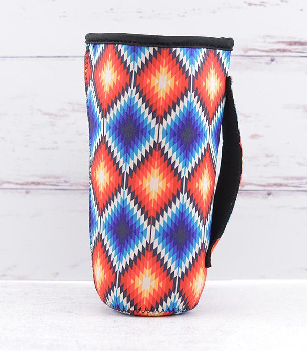 New Arrival :: Wholesale Tipi Aztec Print Tumbler Sleeve