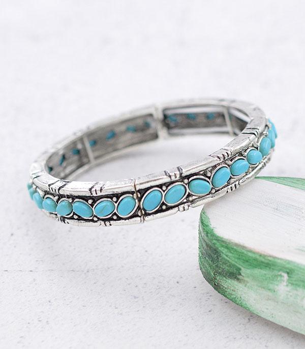 <font color=Turquoise>TURQUOISE JEWELRY</font> :: Wholesale Western Turquoise Stackable Bracelet