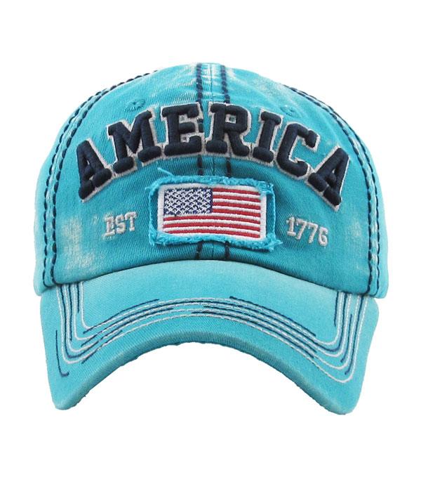 New Arrival :: Wholesale USA Flag Vintage Ballcap