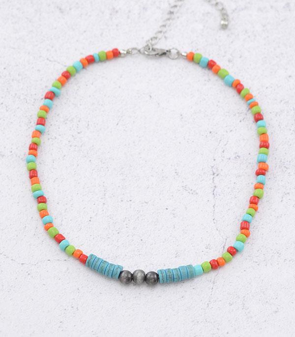 New Arrival :: Wholesale Western Navajo Bead Choker Necklace