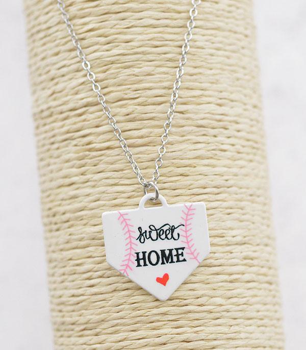 New Arrival :: Wholesale Sweet Home Baseball Necklace