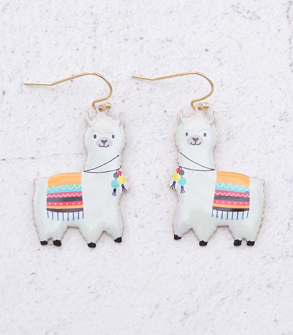 WHAT'S NEW :: Wholesale Epoxy Llama Dangle Earrings