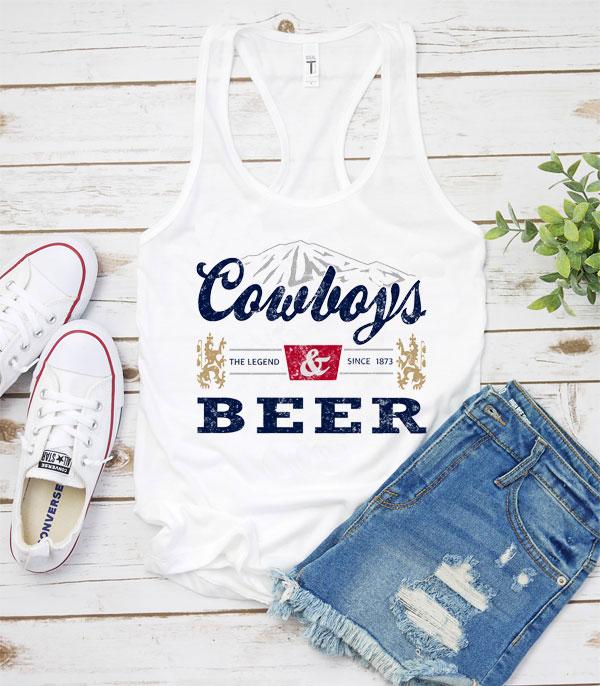 GRAPHIC TEES :: GRAPHIC TEES :: Wholesale Western Cowboys Racerback Tank Top