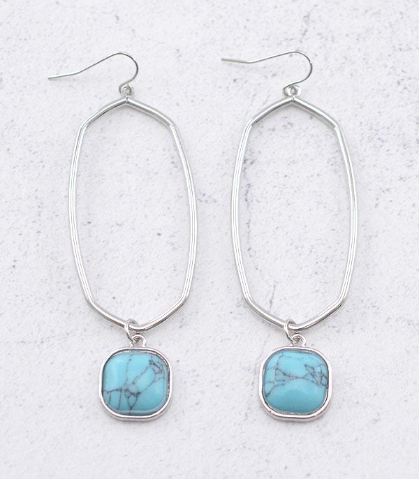 New Arrival :: Wholesale Turquoise Dangle Earrings