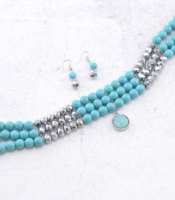 NECKLACES :: CHOKER | INSPIRATION :: Wholesale Turquoise Choker Necklace