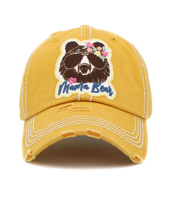 New Arrival :: Wholesale Mama Bear Vintage Ballcap