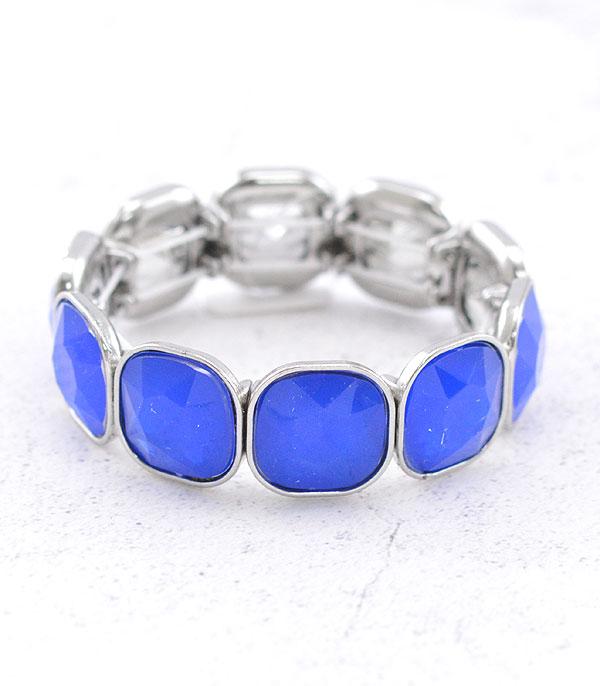 New Arrival :: Wholesale Color Glass Stone Bracelet