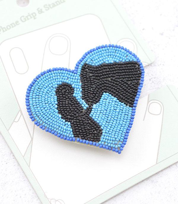 PHONE ACCESSORIES :: Wholesale Western Seed Bead Phone Grip