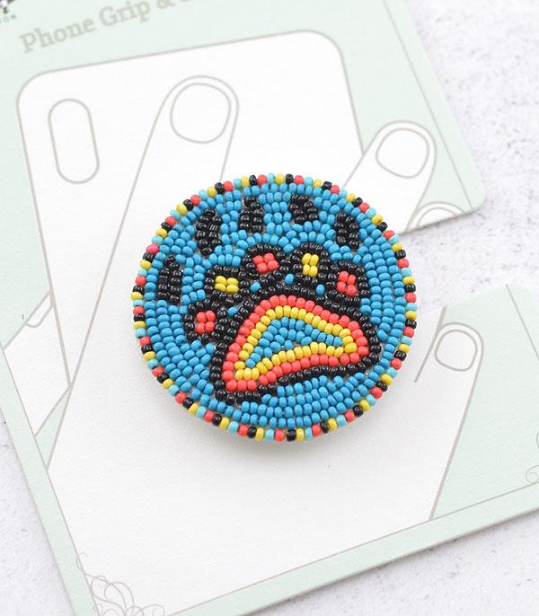 PHONE ACCESSORIES :: Wholesale Seed Bead Paw Phone Grip