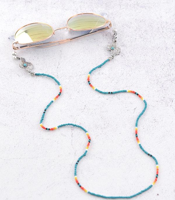BELTS I SUNGLASSES :: SUNGLASSES  :: Wholesale Texas Map Navajo Bead Sunglass Strap