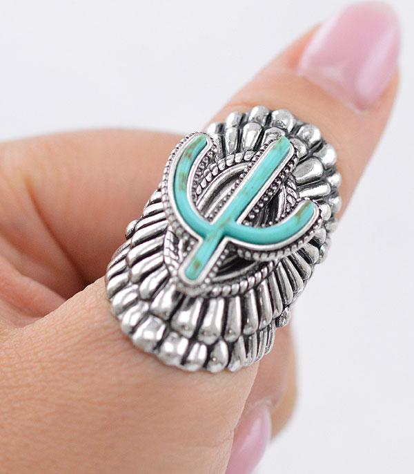 New Arrival :: Wholesale Cactus Turquoise Ring