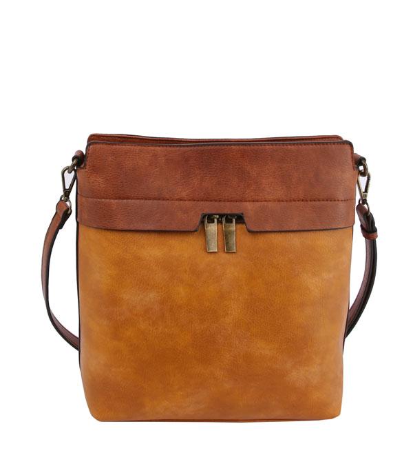 New Arrival :: Wholesale Vegan Leather Concealed Carry Crossbody 