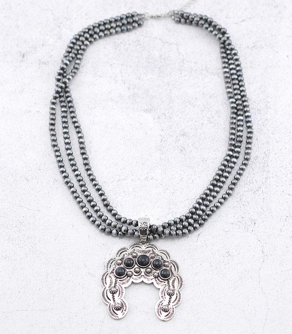 <font color=black>SALE ITEMS</font> :: JEWELRY :: Necklaces :: Wholesale Western Squash Blossom Necklace