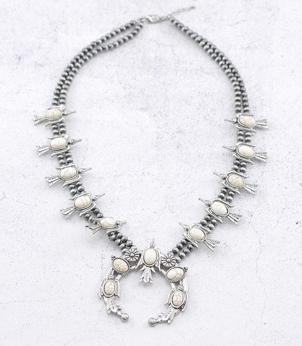 <font color=black>SALE ITEMS</font> :: JEWELRY :: Necklaces :: Wholesale Western Squash Blossom Necklace