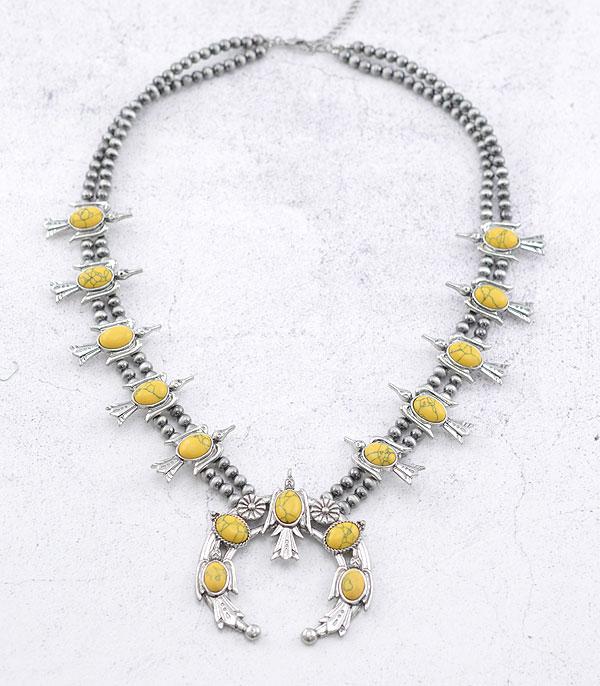 <font color=black>SALE ITEMS</font> :: JEWELRY :: Necklaces :: Wholesale Western Squash Blossom Necklace