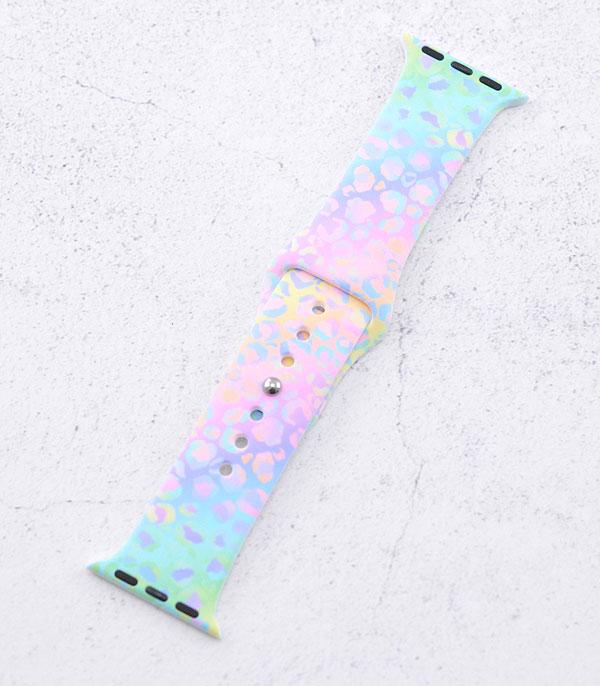 <font color=BLUE>WATCH BAND/ GIFT ITEMS</font> :: SMART WATCH BAND :: Wholesale Tie Dye Silicone Apple Watch Band