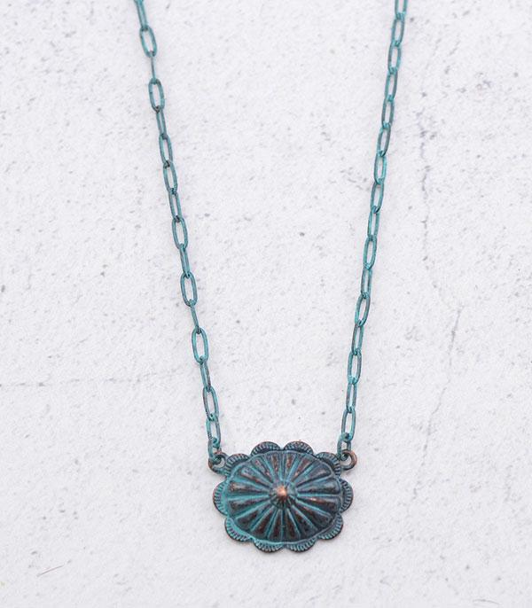 <font color=black>SALE ITEMS</font> :: JEWELRY :: Necklaces :: Wholesale Western Concho Chain Necklace