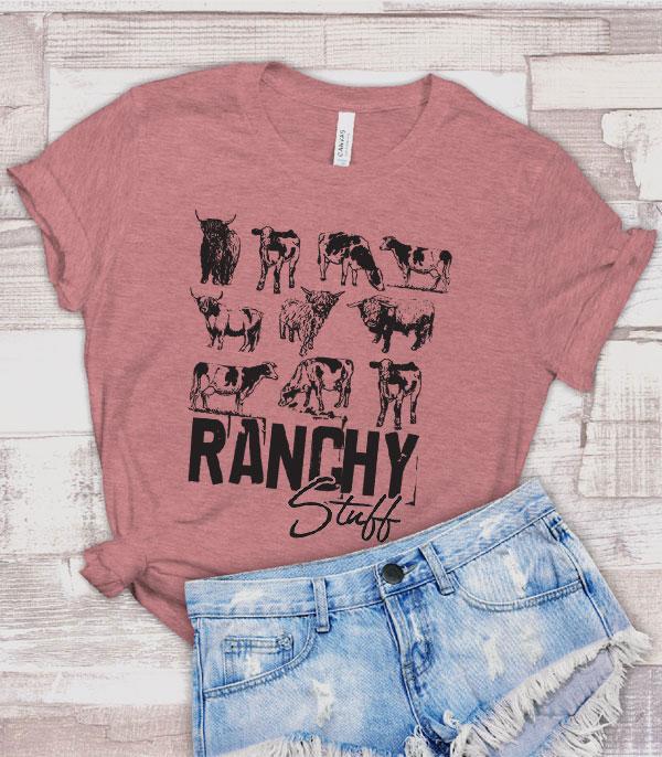 GRAPHIC TEES :: GRAPHIC TEES :: Wholesale Western Ranchy Stuff Short Sleeve Tshirt