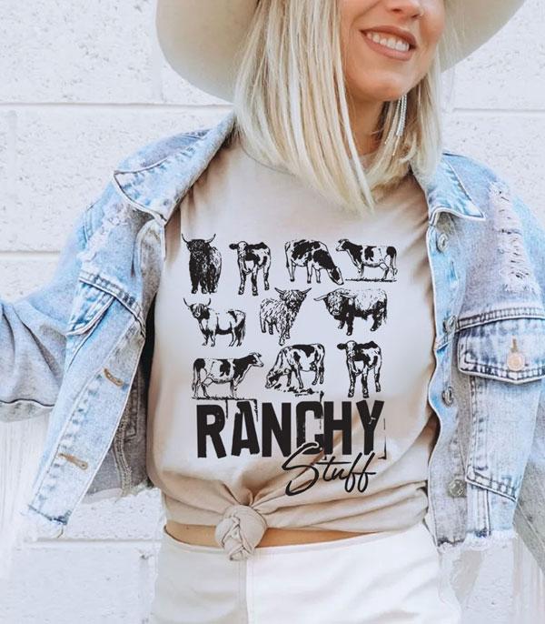 GRAPHIC TEES :: GRAPHIC TEES :: Wholesale Western Ranchy Stuff Short Sleeve Tshirt