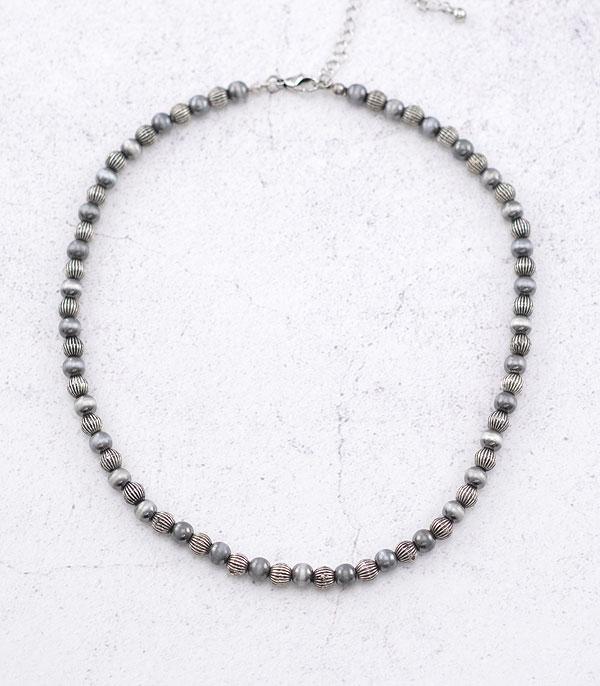 New Arrival :: Wholesale 16" Navajo Pearl Bead Necklace