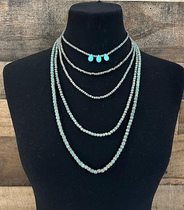 WHAT'S NEW :: Wholesale Navajo Pearl Bead Layered Necklace