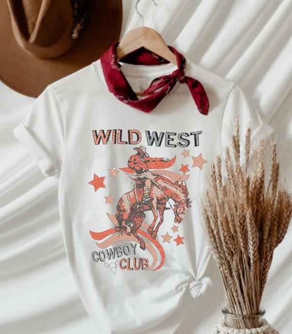 GRAPHIC TEES :: GRAPHIC TEES :: Wholesale Wild West Cowboy Graphic Tshirt