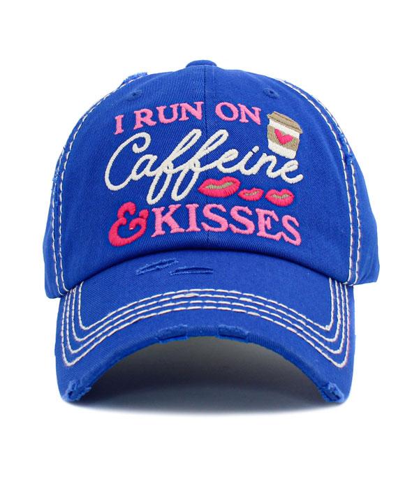 HATS I HAIR ACC :: BALLCAP I VISOR :: Wholesale Kb Ethos I Run On Caffeine Ballcap