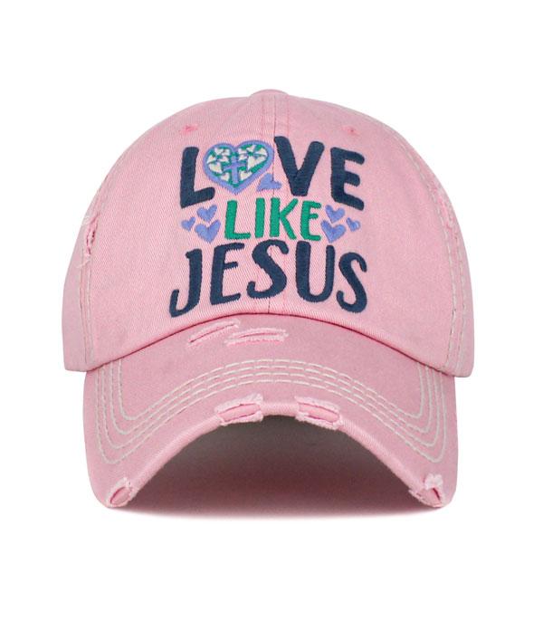 HATS I HAIR ACC :: BALLCAP I VISOR :: Wholesale KB EThos Love Like Jesus Vintage Ballcap