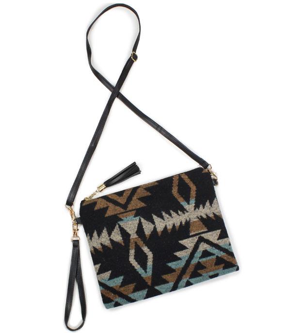 New Arrival :: Wholesale Western Aztec Pattern Crossbody Bag