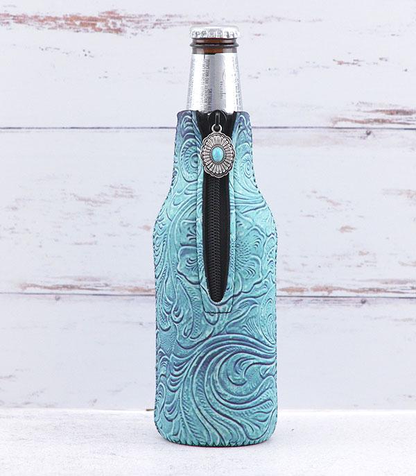New Arrival :: Wholesale Tipi Turquoise Tooled Bottle Sleeve