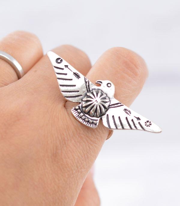 RINGS :: Wholesale Tipi Thunderbird Cuff Ring