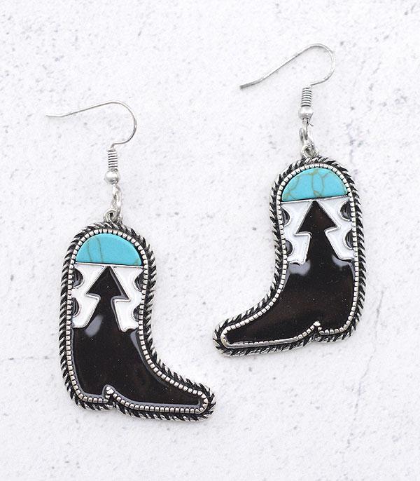 New Arrival :: Wholesale Tipi Western Cowgirl Boots Earrings