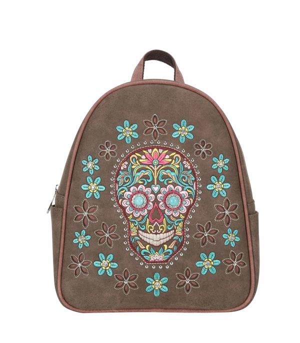 HANDBAGS :: FASHION BACKPACK :: Wholesale Montana West Sugar Skull Backpack
