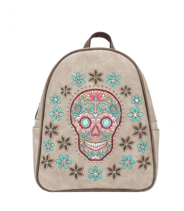 HANDBAGS :: FASHION BACKPACK :: Wholesale Montana West Sugar Skull Backpack