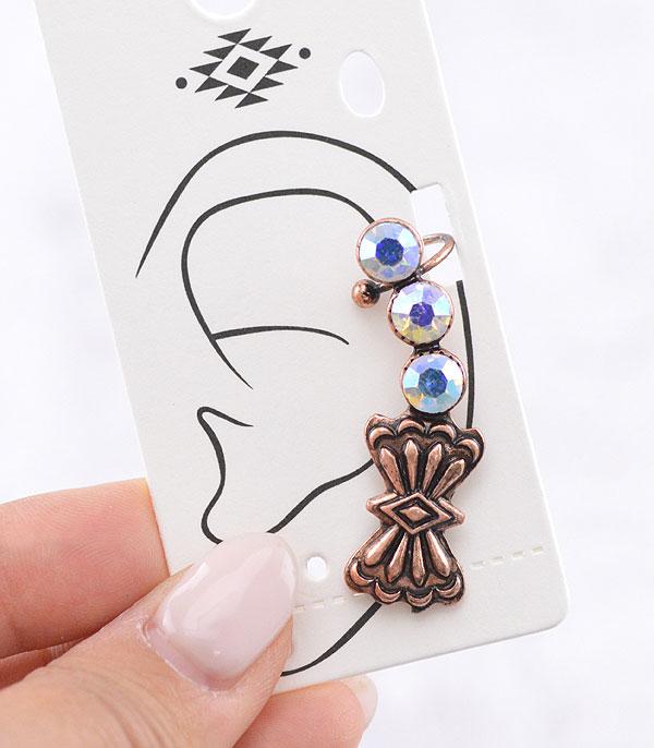 EARRINGS :: POST EARRINGS :: Wholesale Western Dainty Ear Cuff