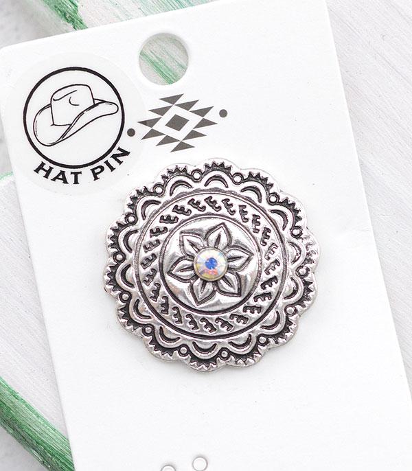 New Arrival :: Wholesale Western Concho Hat Pin