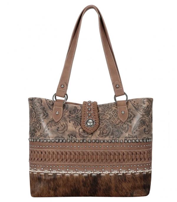 New Arrival :: Wholesale Trinity Ranch Hair On Cowhide Tote 